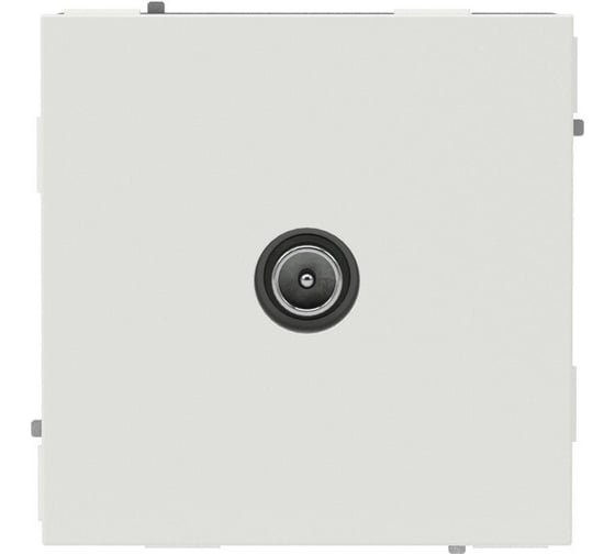 Розетка TV оконечная в стену DKC KANT белый матовый, 1 шт 7010523DIY