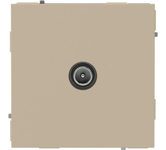 Розетка TV оконечная в стену DKC KANT кремовый матовый, 1 шт 7015523DIY