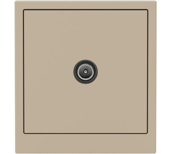 Розетка TV проходная в стену DKC KANT кремовый матовый, 1 шт 7015513DIY