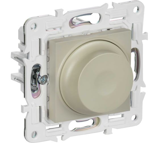 Светорегулятор поворотный IEK SKANDY 600Вт SK-D01B бежевый SK-D41-0600-K10