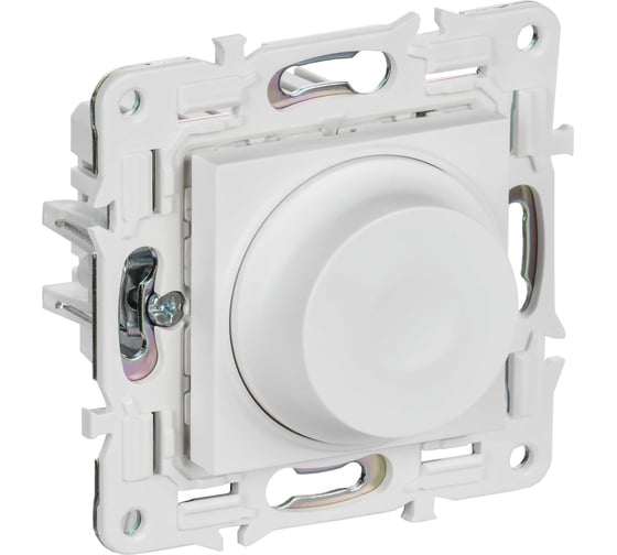 Светорегулятор поворотный IEK SKANDY 600Вт SK-D01W арктический белый SK-D41-0600-K01