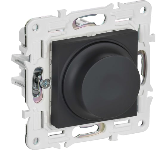 Светорегулятор поворотный IEK SKANDY 600Вт SK-D01G графит SK-D41-0600-K53