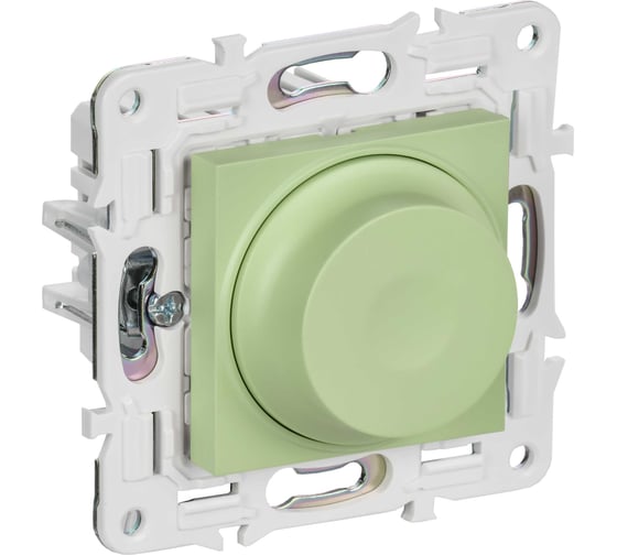 Светорегулятор поворотный IEK SKANDY 600Вт SK-D01G мятный SK-D41-0600-K06