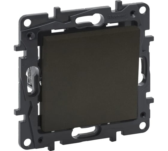 Выключатель Legrand STRUCTURA 1-клавишный, перекрестный, 10А магнезиум 764083