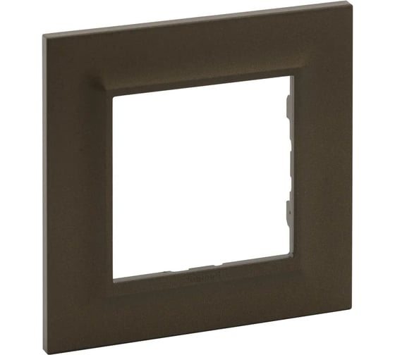 Рамка Legrand STRUCTURA 1-местная, бронза 764106