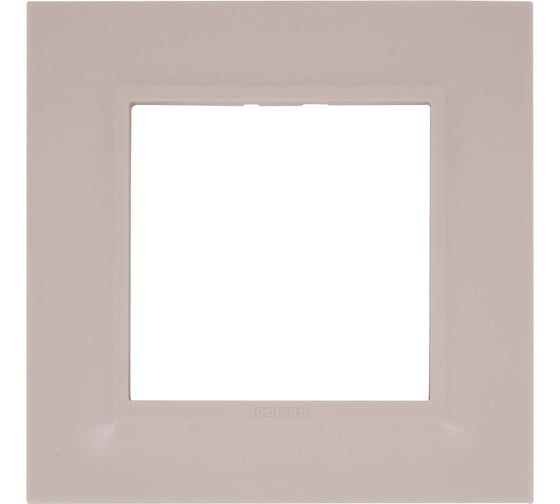 Рамка Legrand STRUCTURA 1-местная, розовый 764104