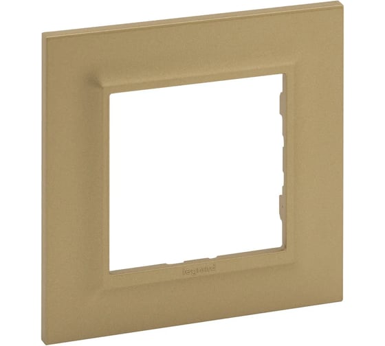 Рамка Legrand STRUCTURA 1-местная, золото 764107