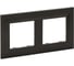 Рамка Legrand STRUCTURA 2-местная, магнезиум 764113 1