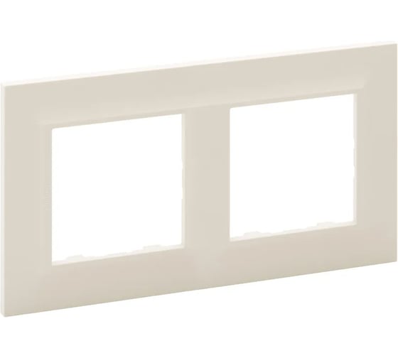 Рамка Legrand STRUCTURA 2-местная, слоновая кость 764111
