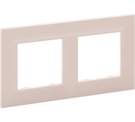 Рамка Legrand STRUCTURA 2-местная, розовый 764114