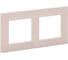 Рамка Legrand STRUCTURA 2-местная, розовый 764114 1