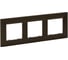 Рамка Legrand STRUCTURA 3-местная, бронза 764126 1