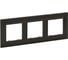 Рамка Legrand STRUCTURA 3-местная, магнезиум 764123 1