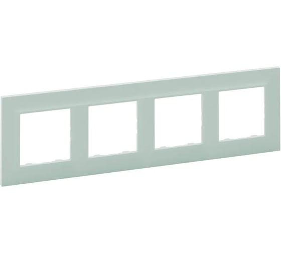 Рамка Legrand STRUCTURA 4-местная, голубой 764135