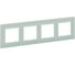 Рамка Legrand STRUCTURA 4-местная, голубой 764135 1