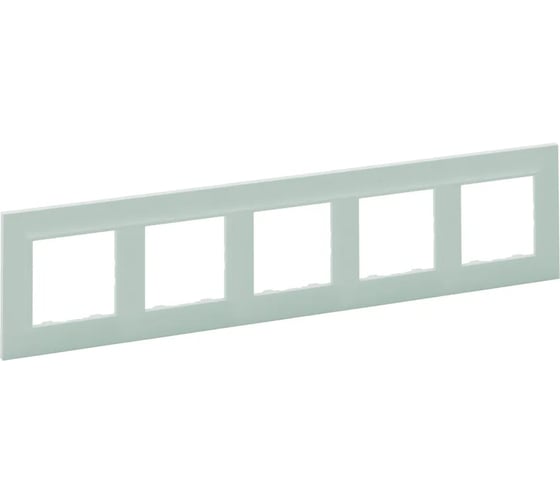 Рамка Legrand STRUCTURA 5-местная, голубой 764145