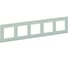 Рамка Legrand STRUCTURA 5-местная, голубой 764145 1