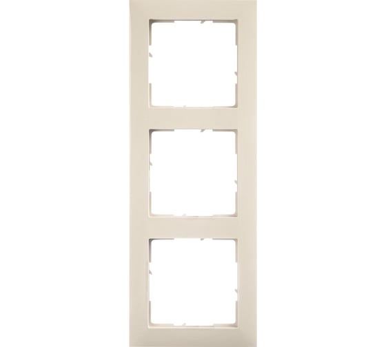 Рамка Legrand SUNO 3-постовая, слоновая кость 721583