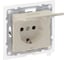 Розетка Legrand SUNO 2К+З, с защитными шторками и крышкой, автоматические клеммы, IP44, слоновая кость 721223 1