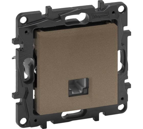 Розетка телефонная Legrand STRUCTURA RJ11, шампань 764292