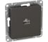 Механизм компьютерной розетки EKF Эпика RJ45 (cat6), мокко UP1-SOM-RJ45-6 2