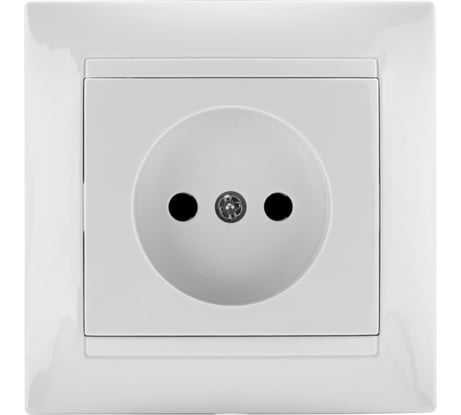 Розетка TDM ELECTRIC 2П 10А 250В белая Лама SQ1815-0022