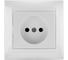 Розетка TDM ELECTRIC 2П 10А 250В белая Лама SQ1815-0022 1