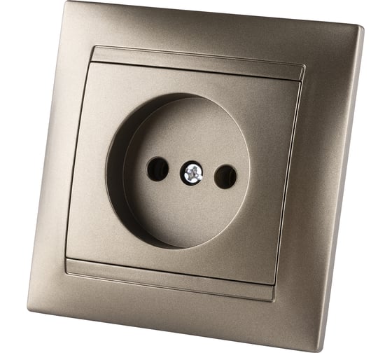 Розетка TDM ELECTRIC 2П 10А 250В бронза Лама SQ1815-0722