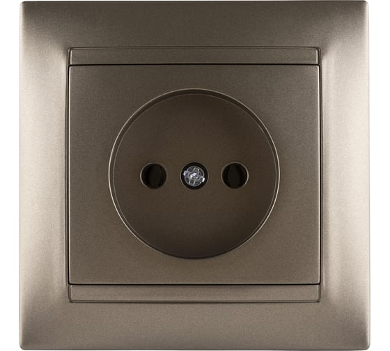 Розетка TDM ELECTRIC 2П 10А 250В бронза Лама SQ1815-0722
