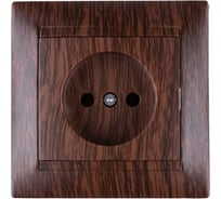 Розетка TDM ELECTRIC 2П 10А 250В венге Лама SQ1815-0422