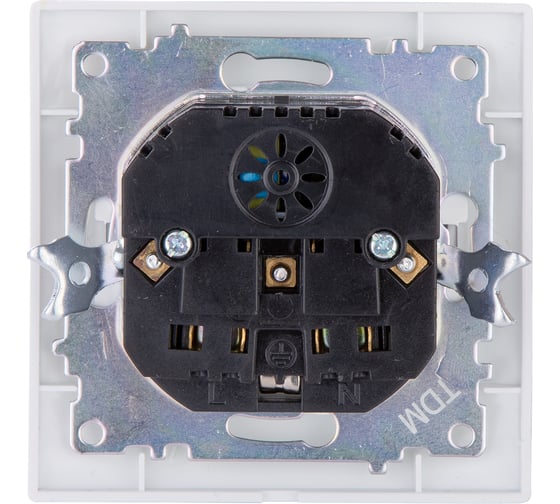 Розетка TDM ELECTRIC 2П+З 16А 250В + 2 USB порта 2,1А 5В белая Лама SQ1815-0042