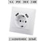 Розетка TDM ELECTRIC 2П+З 16А 250В + 2 USB порта 2,1А 5В белая Лама SQ1815-0042 2