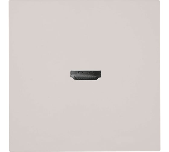 Розетка HDMI STEKKER 2.0 Type A (механизм), серия Мия, RST00-3118-08, пудровый 50829