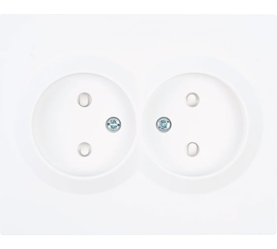 Розетка 2-местная STEKKER с защитной шторкой б/з, 250В, 16А, серия Мия, RST16-3 50912