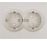 Розетка 2-местная STEKKER с защитной шторкой с/з, 250В, 16А, серия Мия, RST16-3114-08, пудровый жемчуг 50915 1