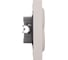 Розетка 2-местная STEKKER с защитной шторкой с/з, 250В, 16А, серия Мия, RST16-3114-08, пудровый жемчуг 50915 3