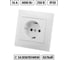 Розетка TDM ELECTRIC 2П+З 16А 250В белая Лама SQ1815-0023 2
