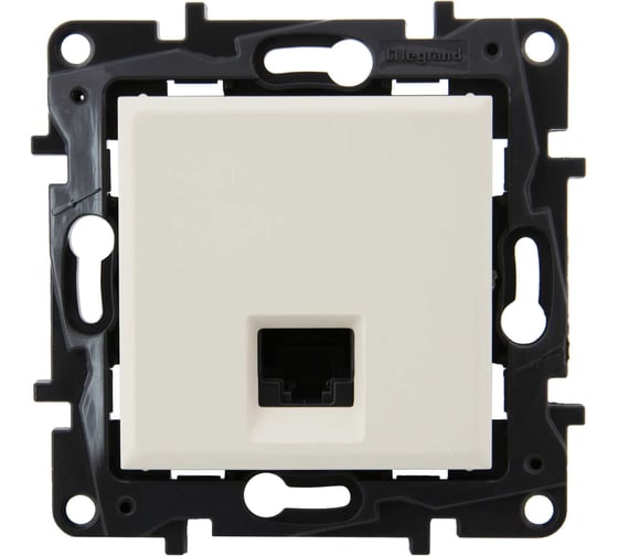 Розетка компьютерная Legrand STRUCTURA RJ45, кат.5Е UTP, слоновая кость 764301