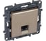Розетка компьютерная Legrand STRUCTURA RJ45, кат.5Е UTP, шампань 764302 1