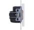 Розетка Legrand SUNO 2К+З, винтовое крепление, белый 721125 3