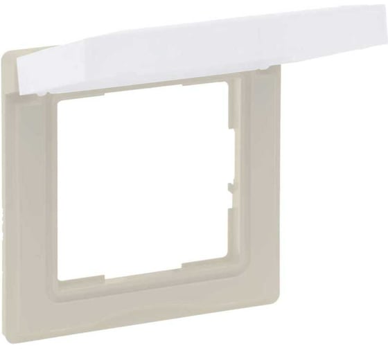 Рамка Legrand SUNO 1-постовая, IP44, слоновая кость 721244