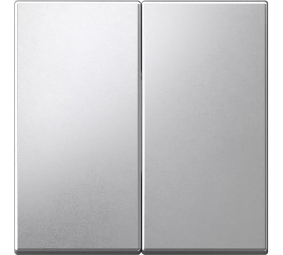 Клавиши для 2-клавишного выключателя Systeme Electric ARTGALLERY алюминий GAL880351