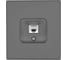 Розетка Vell серая, RJ CAT6, c рамкой Air {V702075} 1397812 5