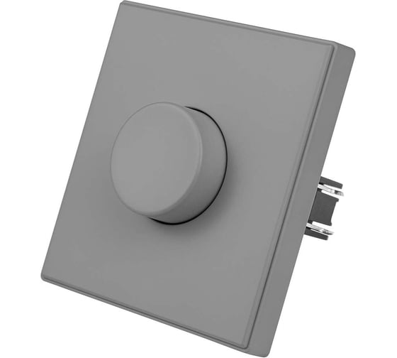 Диммер Vell серый, механический поворотный, с рамкой Air {V702095} 1397832