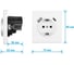 Розетка электрическая Vell белая, 1 пост, USB-A, USB-С, с рамкой Air {V702085} 1397822 7