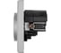 Розетка электрическая Vell светло-серая, 1 пост, USB-A, USB-С, с рамкой Air {V702088} 1397825 4