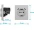 Розетка электрическая Vell светло-серая, 1 пост, USB-С, USB-С, с рамкой Air {V702092} 1397829 7