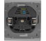 Розетка электрическая Vell серая, 1 пост, USB-С, USB-С, с рамкой Air {V702091} 1397828 5