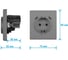 Розетка электрическая Vell серая, 1 пост, USB-С, USB-С, с рамкой Air {V702091} 1397828 7