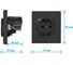 Розетка электрическая Vell черная, 1 пост, USB-A, USB-С, с рамкой Air {V702086} 1397823 7